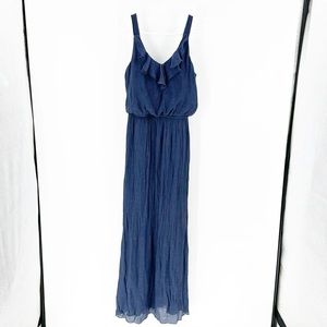 Speechless maxi blue summer dress vacation lightweight summer party casual